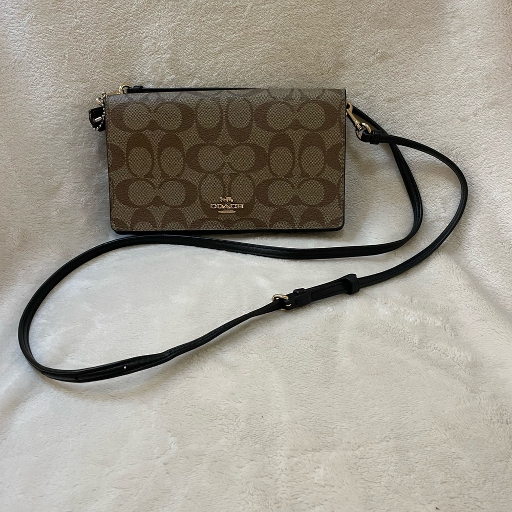 Coach Foldover Crossbody Clutch